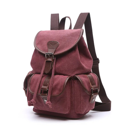 Large Capacity Vintage Canvas Backpack