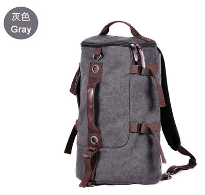 Canvas Barrel Backpack