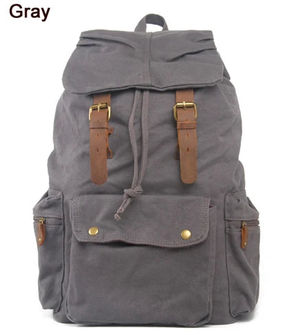 Fashion Vintage Military Style Canvas Backpack