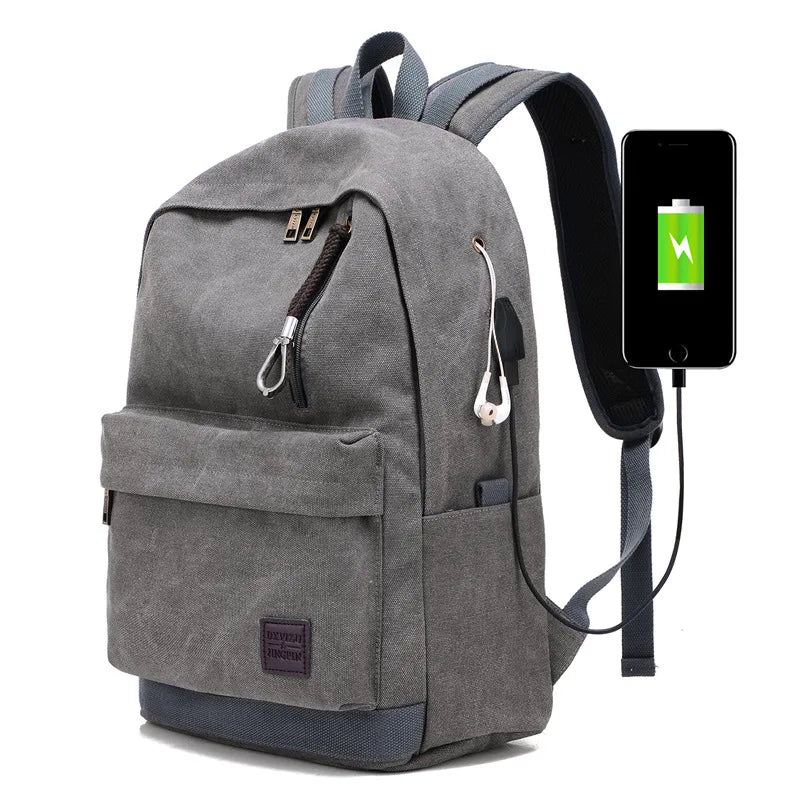 Canvas Laptop Backpack