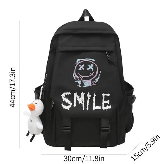 Trendy Waterproof Nylon Backpack