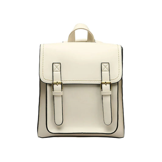 Classic Retro Leather Backpack