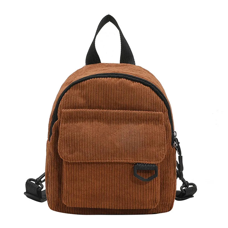Mini Corduroy Backpack