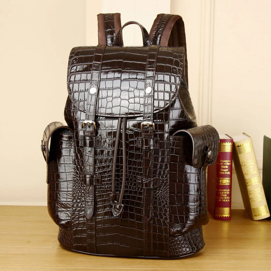 Large PU Leather Backpack