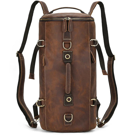 Retro Leather Backpack