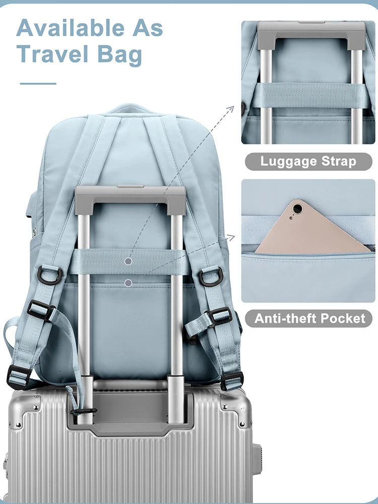 USB Charging 15.6 Inch Laptop Backpack