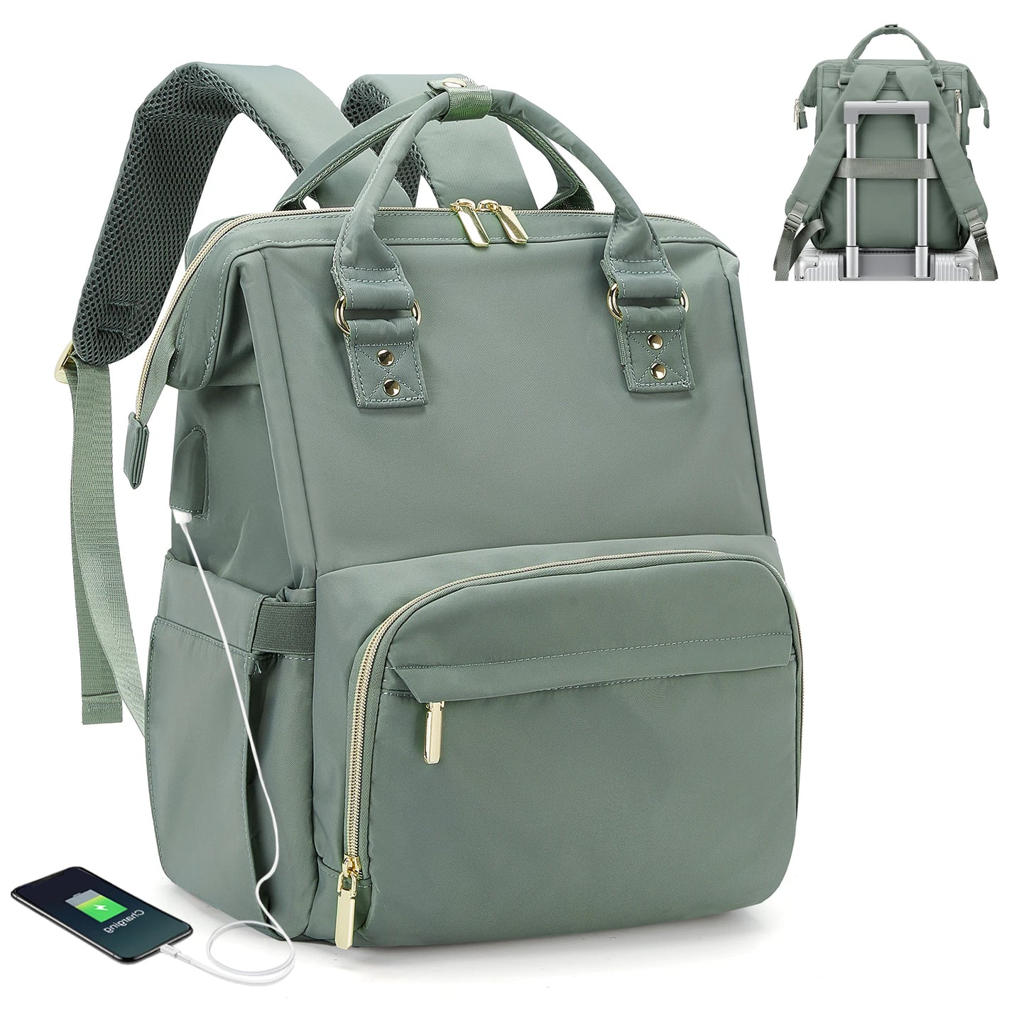 Stylish Women's Travel & Work Laptop Backpack