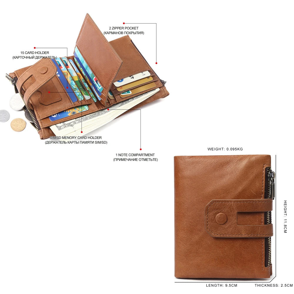 Leather Men Wallet