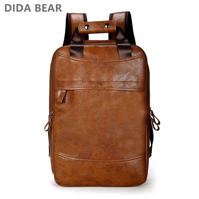 Men's Leather Backpack