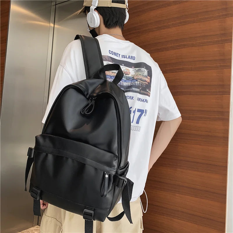 Soft PU Leather Backpack