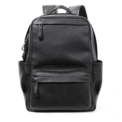 15.6 inch Casual Leather Backpack