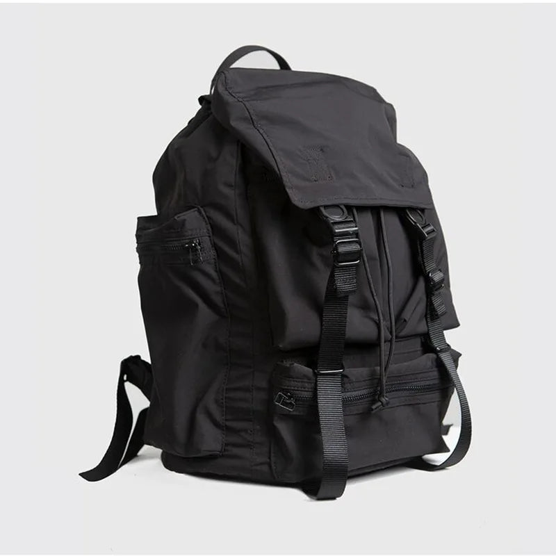 Vintage Drawstring Waterproof Nylon Backpack
