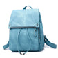 Vintage Matte Leather Women Backpack
