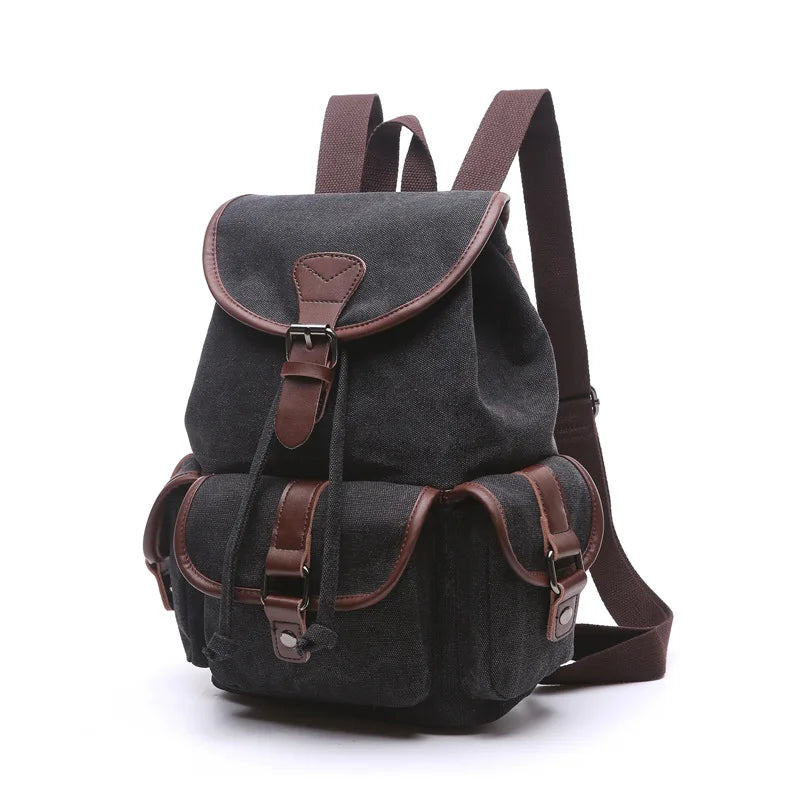 Large Capacity Vintage Canvas Backpack