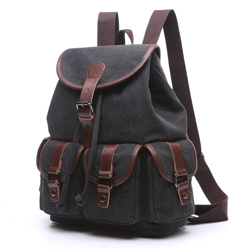 Large Capacity Vintage Canvas Backpack