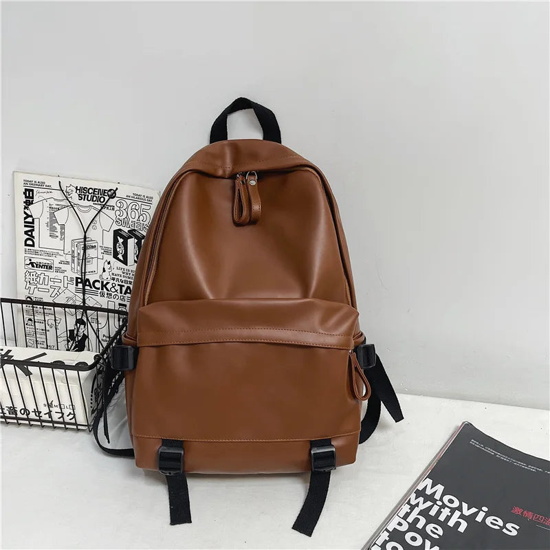 Soft PU Leather Backpack