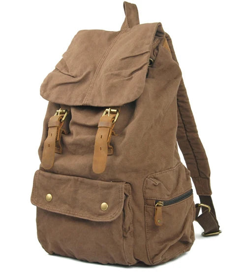 Fashion Vintage Military Style Canvas Backpack