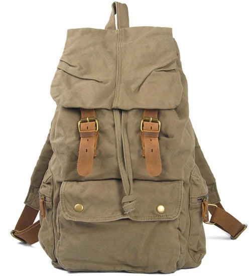 Fashion Vintage Military Style Canvas Backpack