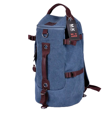 Canvas Barrel Backpack