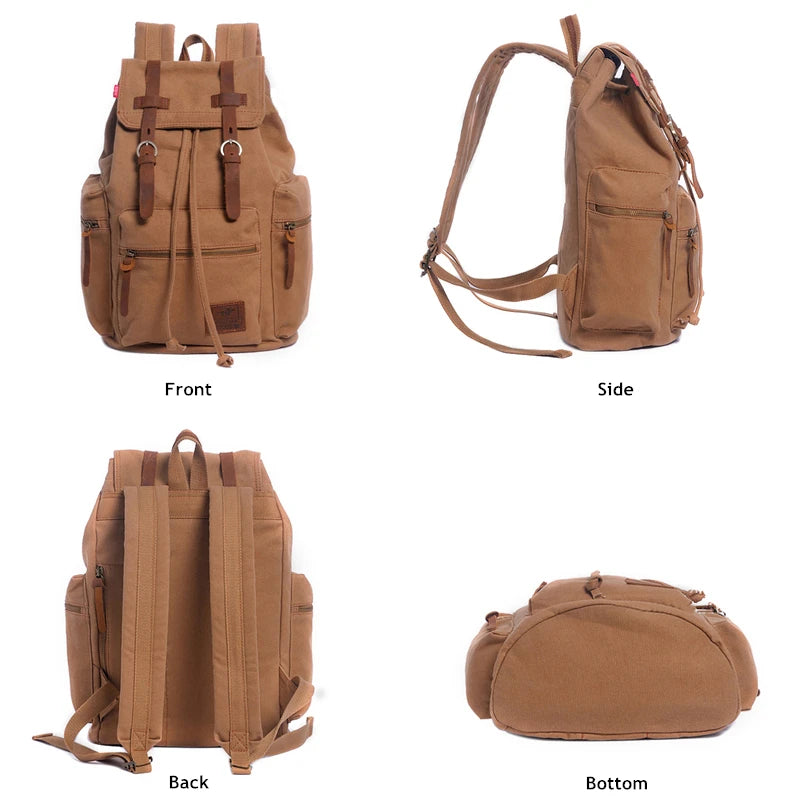 Men's Canvas Travel Backpack