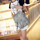 Vintage Matte Leather Women Backpack