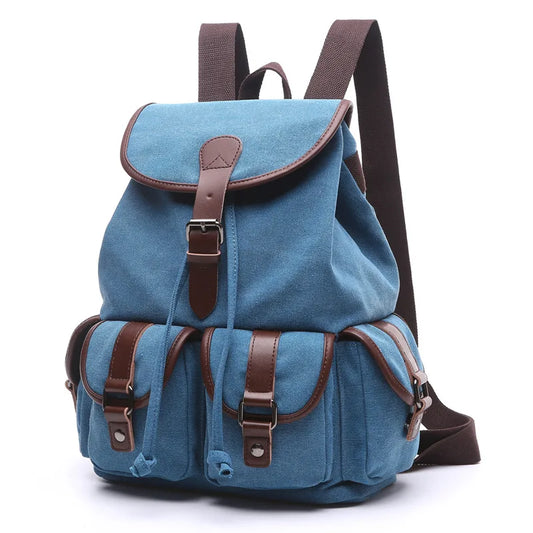 Large Capacity Vintage Canvas Backpack
