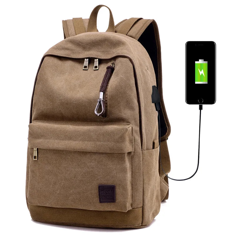 Canvas Laptop Backpack