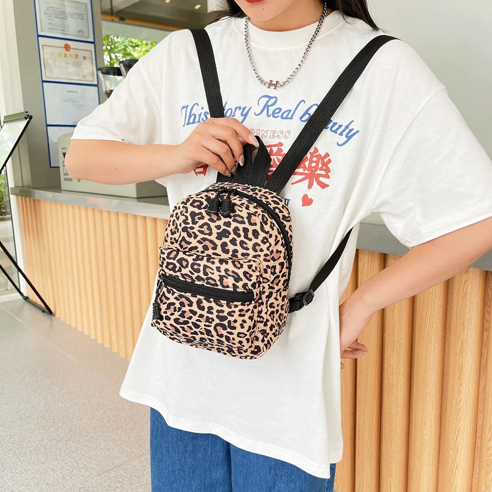 Animal Printing Small Backpack