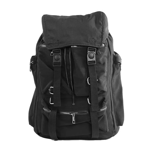 Vintage Drawstring Waterproof Nylon Backpack
