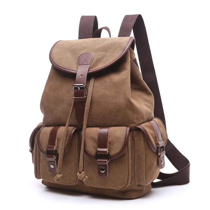 Large Capacity Vintage Canvas Backpack