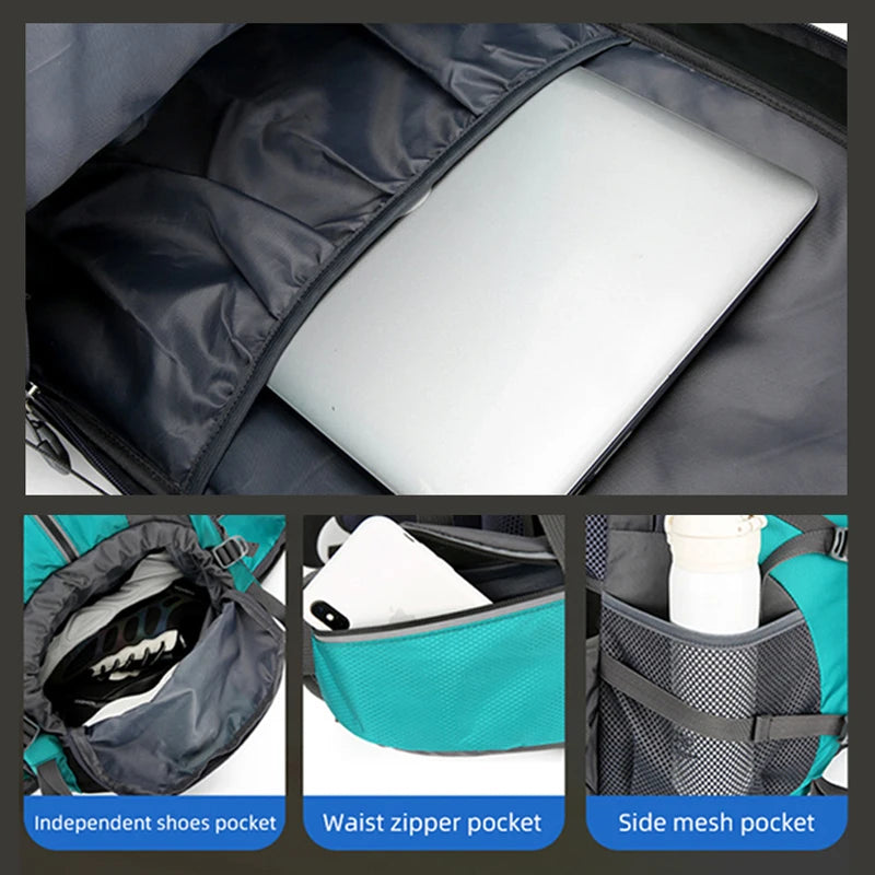 Super Large Capacity Nylon Travel Backpack