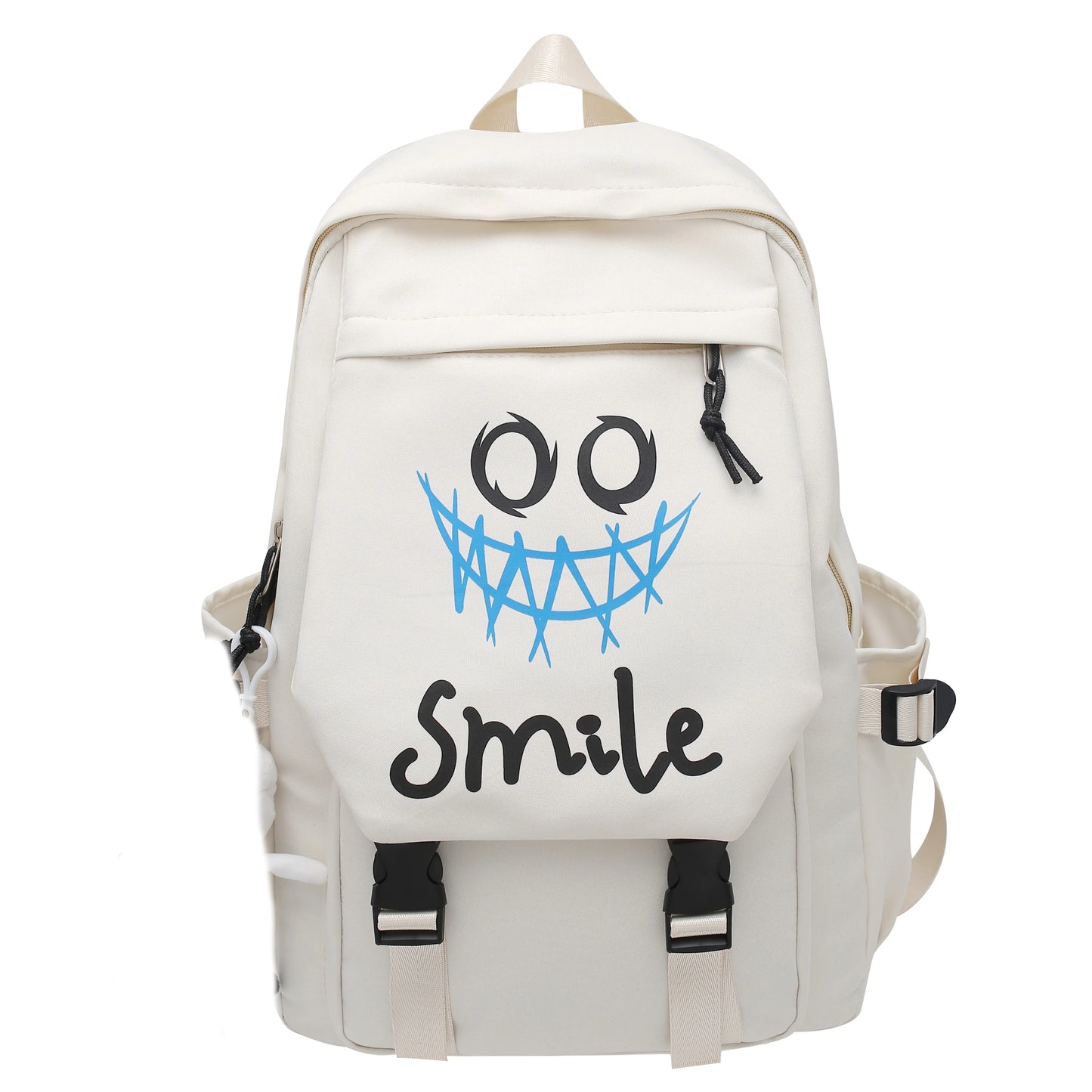 Kawaii Preppy Nylon Backpack for Stylish Student