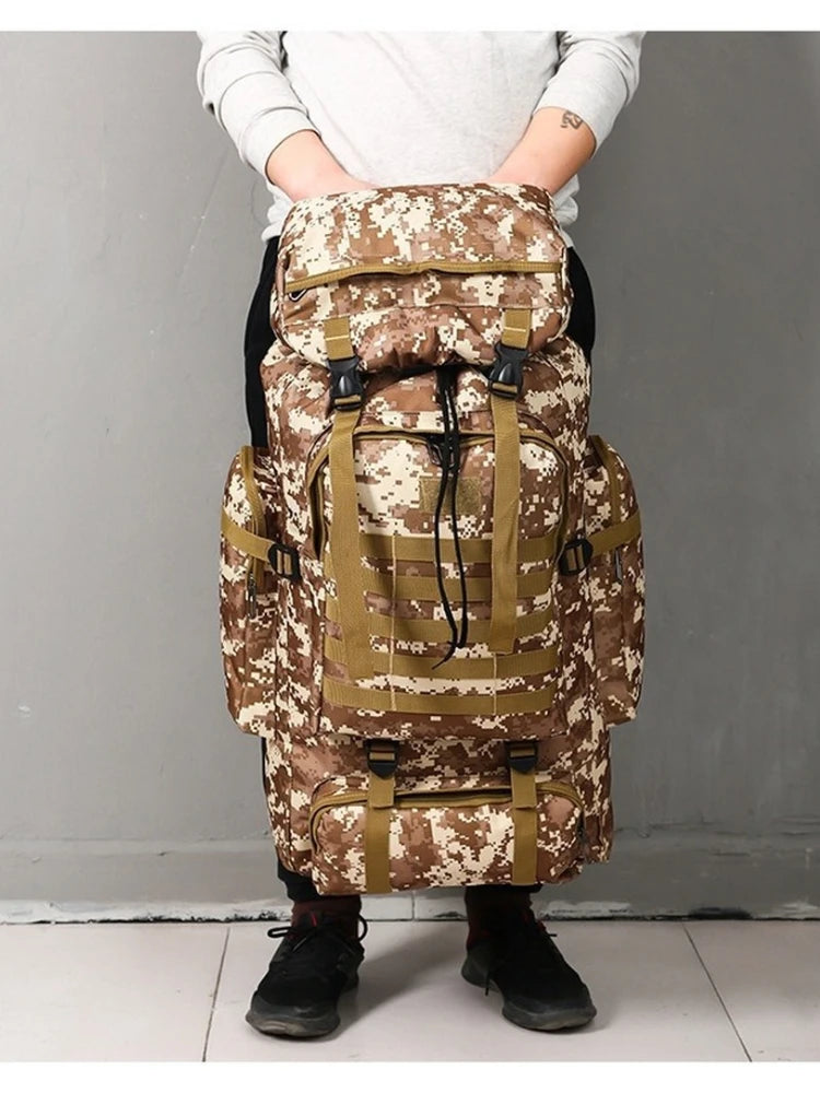 80L/100L Waterproof Outdoor Travel Backpack