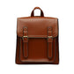 Classic Retro Leather Backpack