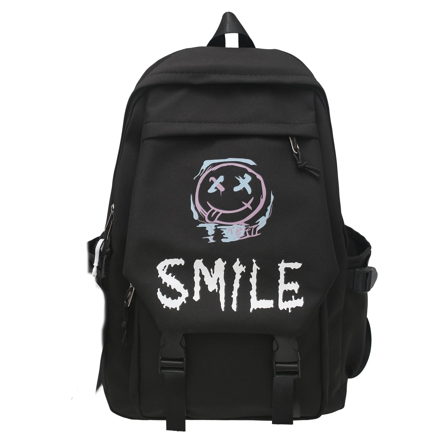 Kawaii Preppy Nylon Backpack for Stylish Student