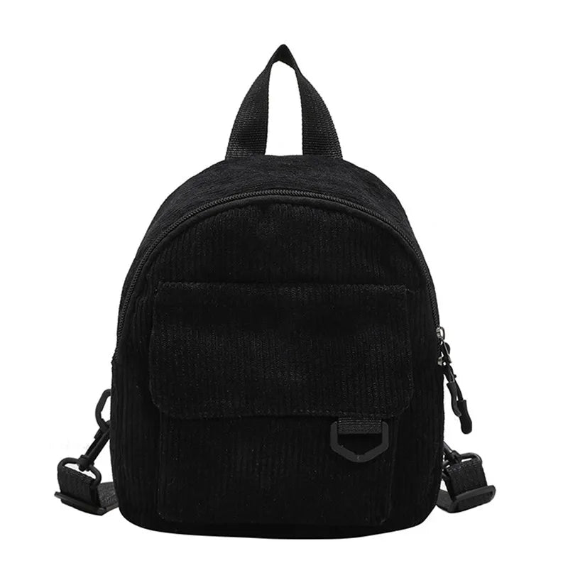 Mini Corduroy Backpack