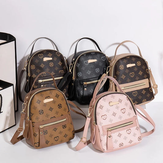 Fashionable Leather Backpack