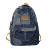 Patchwork Denim Backpack