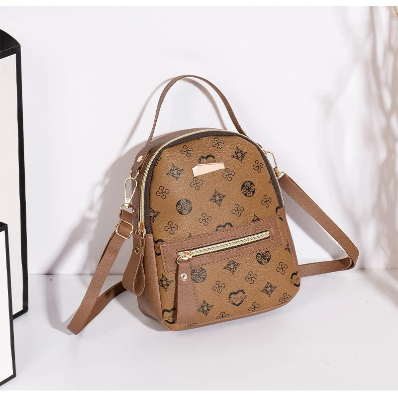 Fashionable Leather Backpack