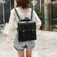 Classic Retro Leather Backpack