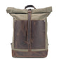 Men's Canvas Roll Top Backpack