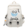Kawaii Preppy Nylon Backpack for Stylish Student