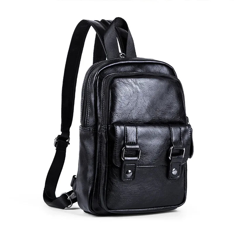 Light Weight Stylish Leather Backpack