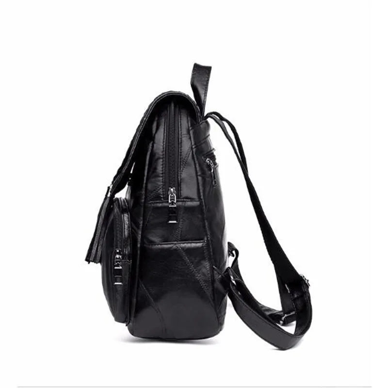 Casual Vintage PU Leather Backpack