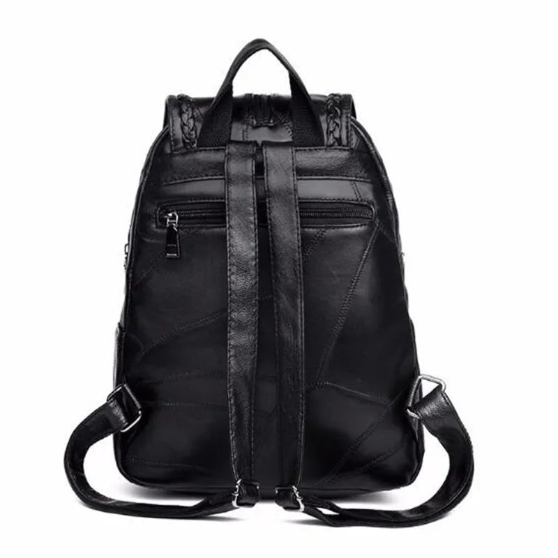 Casual Vintage PU Leather Backpack