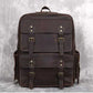 Retro Large Capacity Leather Backpack