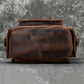 Vintage Brown Leather Backpack
