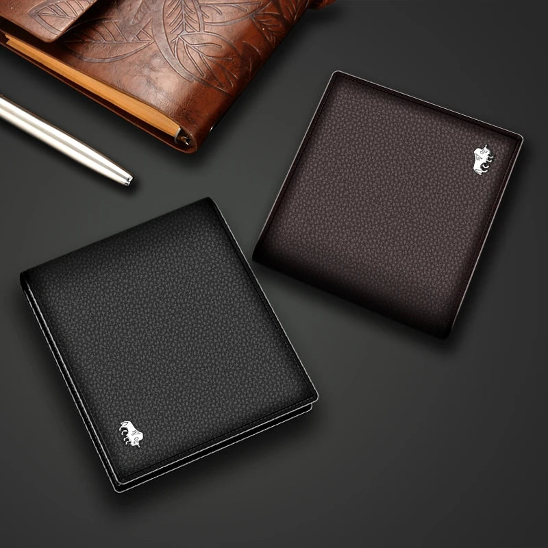 Genuine Leather Wallet with Coin Slot