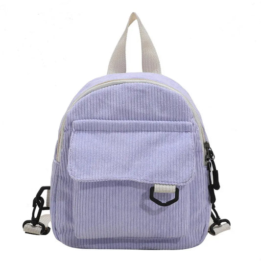 Mini Corduroy Backpack