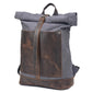 Men's Canvas Roll Top Backpack